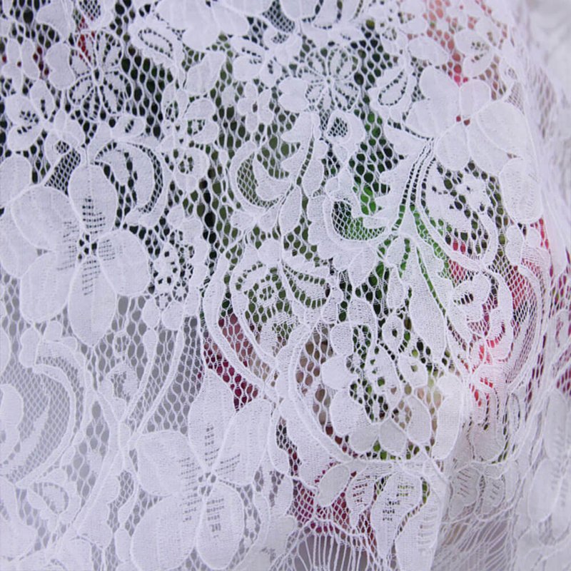 Lace Fabric Dress Eyelash Nylon for Women's Wear Wholesale Supplier 8